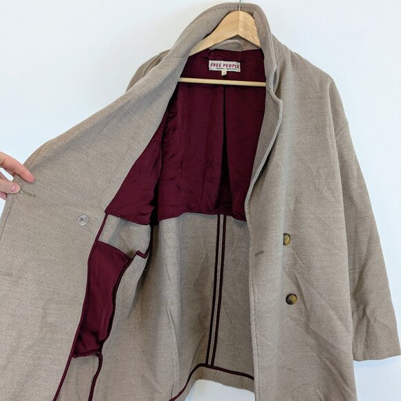 Free People Hannah Slouchy Double-Breasted Blazer - Picture 5 of 15